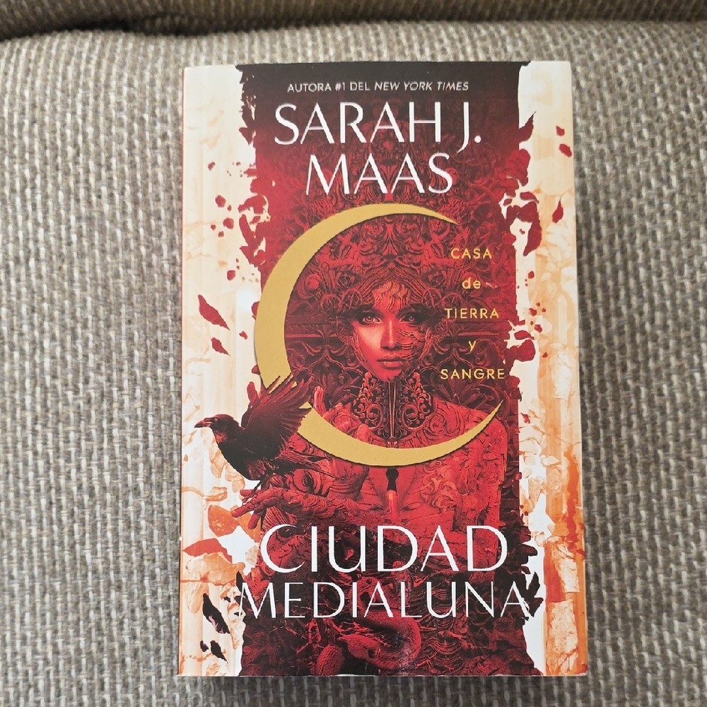Sarah J. Maas Book with Red Cover